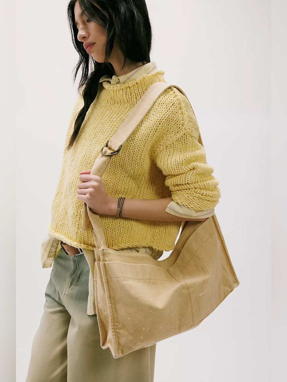 Free People Camp Crush Sling Bag $78.00 NWT Boho Hippie